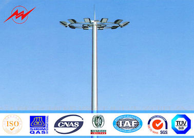 چین Differernt sections 22M Round High Mast Pole with operation platform ladder protection تامین کننده