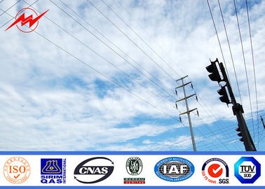 چین Galvanized Transmission Line Poles Electrical Power Pole 800 Dan تامین کننده
