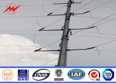 چین Treated 35F Electric Power Pole Galvanized For Philippines Transmission Line تامین کننده