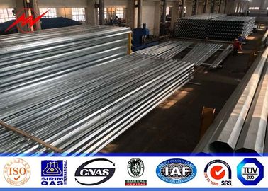 چین Round Section Transmission Galvanised Steel Poles 15m 24KN With ISO Approved تامین کننده