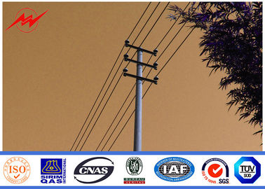 چین Octagonal Conical 12m Electric Power Pole For Power Transmission / Distribution تامین کننده