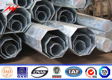 چین 11.8M Gr65 Hot Dip Galvanized Steel Pole 5mm Wall Thickness Steel Transmission Poles تامین کننده