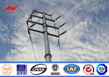 چین Octagonal Electrical Steel Utility Power Poles For Electrical Line Distribution تامین کننده