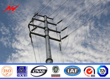چین Steel Electrical Power Transmission Poles For Electricity Distribution Line Project تامین کننده