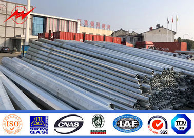 چین قطب فولادی گالوانیزه ISO 9m 10m با عملکرد عالی ضخامت های 2.75mm - 3mm تامین کننده