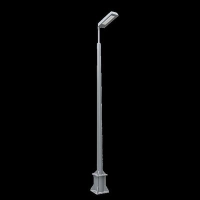کیفیت  4-8 Meters Customizable Length Street Light Pole with Earthquake Resistant Design and Hot Dip Galvanized Finish کارخانه