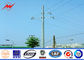 polygonal or conicla high voltage Steel Utility Pole for power Equipment تامین کننده