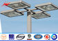 Airport 30M HDG High Mast Pole with double lantern panel for 100 square meters stadium lighting تامین کننده