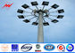 40 meters powder coating galvanized High Mast Pole with 300kg rasing system for airport area lighting تامین کننده