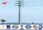 10M 2.5KN Steel Utility Pole Q345 material for Africa Electicity distribution power with galvanization تامین کننده