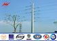 Galvanized Electric Polygona 50m Steel Transmission Poles Approved ISO9001 تامین کننده