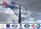 132KV Medium Voltage Galvanized Transmission Line Pole Anti Rust 3-15m تامین کننده