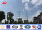 Q345 Bitumen Electrical Power Pole Polygonal Distribution Arms Available تامین کننده