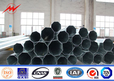 Explosion - proof 13m 1250dan Electrical Steel Utility Pole 2.5m Cross Arm تامین کننده