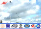 Waterproof 36m Welding Black Colar High Mast Pole for Airport lighting تامین کننده