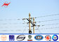 Electrical Transmission Towers 13m 2500dan Octagonal Single Circuit Electrical Utility Poles تامین کننده
