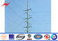 18m Outdoor Galvanizatiom Electric Power Pole 10kv To 220kv Power Capacity تامین کننده