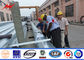 ISO 12m 3mm Thickness Galvanized Steel Pole For Tranmission Line تامین کننده