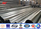 Multi Side 20M 15KN Steel Utility Pole hot dip galvanization تامین کننده