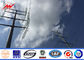 320kv Metal Utility Poles Galvanized Steel Street Light Poles  Certification تامین کننده