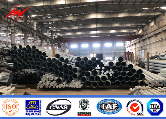 80FT 90FT 138KV Galvanized Utility Power Poles for Electrical Distribution تامین کننده