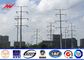 Tapered Two Section Steel Electrical Utility Poles ASTM A123 Galvanization Standard تامین کننده