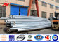 Octagonal Steel Electrical Power Pole 10m Galvanized Steel Pole AWS D 1.1 تامین کننده