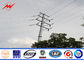 Round Steel Power Pole Multi - Pyramidal Distribution Line Electric Utility Poles تامین کننده