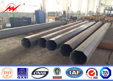 30ft قطب برق گرم غوطه ور شدن گالوانیزه و رنگ پوستر برای خط انتقال تامین کننده