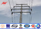 EN10149 S500MC High Power Steel Utility Pole For Electrical Transmission , 5-80m Height تامین کننده