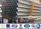 Multi Side 69 KV Galvanized Steel Pole Tubular Steel Structures With Bitumen تامین کننده