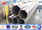 15m 1200Dan Electrical Galvanized Steel Pole For Outside Distribution Line تامین کننده