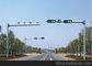 قطر سیگنال ترافیک دو طرفه 7 متر، قطب فولادی گالوانیزه راه آهن با سیگنال تامین کننده