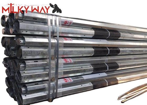 15M 6mm ضخامت قطب انتقال قدرت سفارشی فولاد گالوانیزه تامین کننده