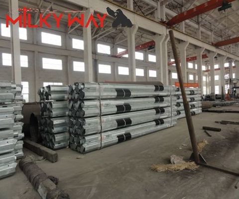 15M 6mm ضخامت قطب انتقال قدرت سفارشی فولاد گالوانیزه تامین کننده