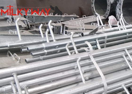 80ft 3Sections 1200kg/1680kg/2000kg Philippines NGCP Standard ستون قطب های برقی برقی تامین کننده