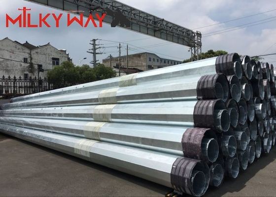 80FT 90FT 1400kg بتوم 5mm قطب برق برای انتقال برق تامین کننده