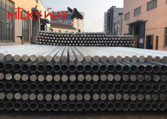 قطب توبولار فولادی 30ft 35ft برای پروژه خط توزیع الکتریکی تامین کننده