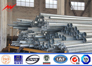 قطب خدمات برق OEM 10 متر ارتفاع 2.75 میلی متر ضخامت شکل هشت گوشه 1.5 متر براکت تامین کننده