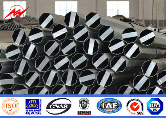 قطب برق فولادی 10kv ظرفیت تحمل بالا تامین کننده