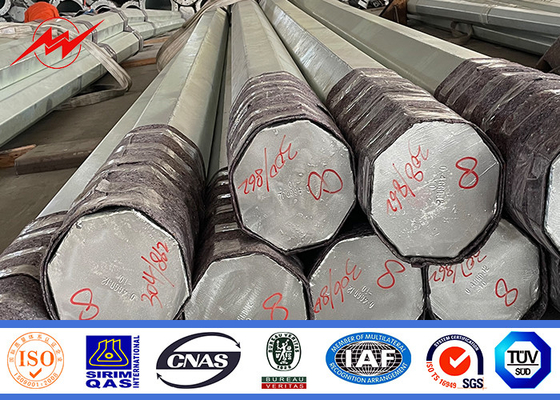 قطب های انتقال برق گالوانیزه گرم با تکنیک جوش قوس فرو رفته خودکار ساخت ماندگار تامین کننده