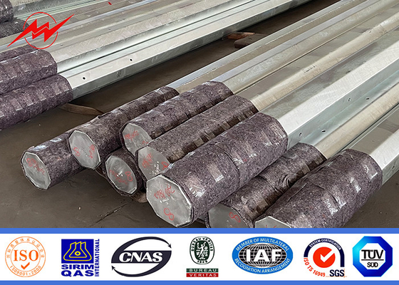 قطب های انتقال برق گالوانیزه گرم با تکنیک جوش قوس فرو رفته خودکار ساخت ماندگار تامین کننده