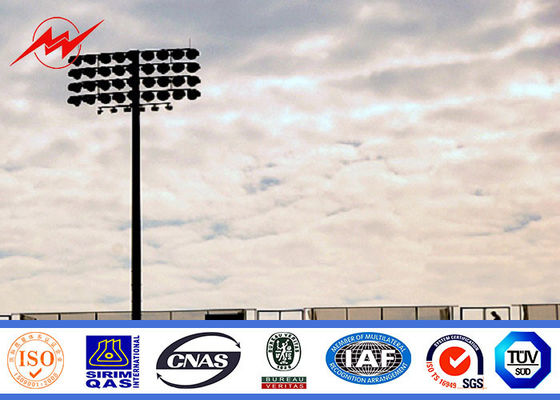 نورپردازی فرودگاه با ارتفاع بالا 30 متر استادیوم با استفاده از وینچ