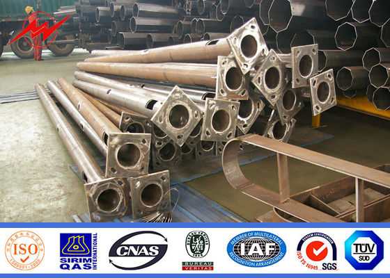 25 متر پودر پوشش ورزشی مرکز نورپردازی دکل بلند با سیستم بلند کردن