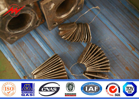 پله فولادی گالوانیزه فولادی 8 متری برای روشنایی درایو