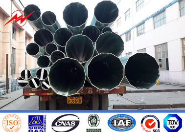60FT Gr65 ماده 6mm قطب قدرت الکتریکی با صاف کردن صخره