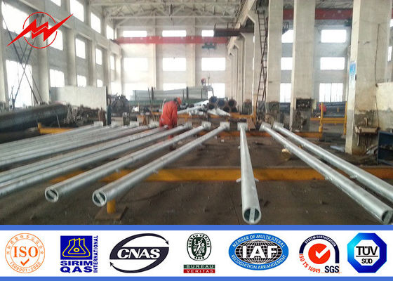 7 متر بازوی دو طرفه فولاد گالوانیزه گرم برای روشنایی خیابانی