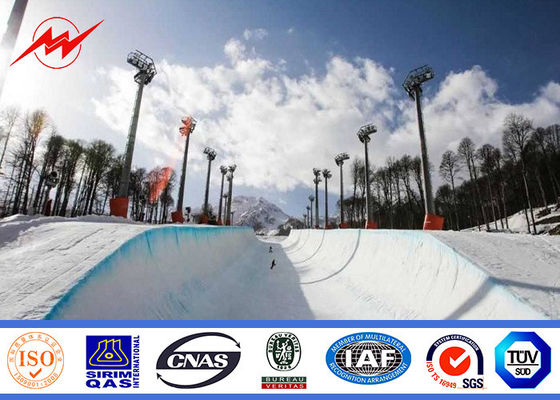 35 متر گرد و غبار بلند برای روشنایی پارک با سیستم بلند کردن