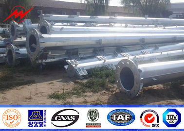 انتقال قدرت گالوانیزه قطب برج لوله ای فولاد الکتریکی مخروطی ASTM A123