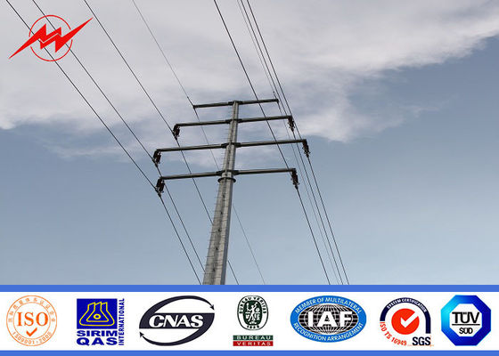 13m Q345 Electrical Steel Utility Pole For Power Transmission